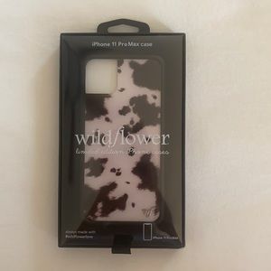Wildflower Cow Print Phone Case
